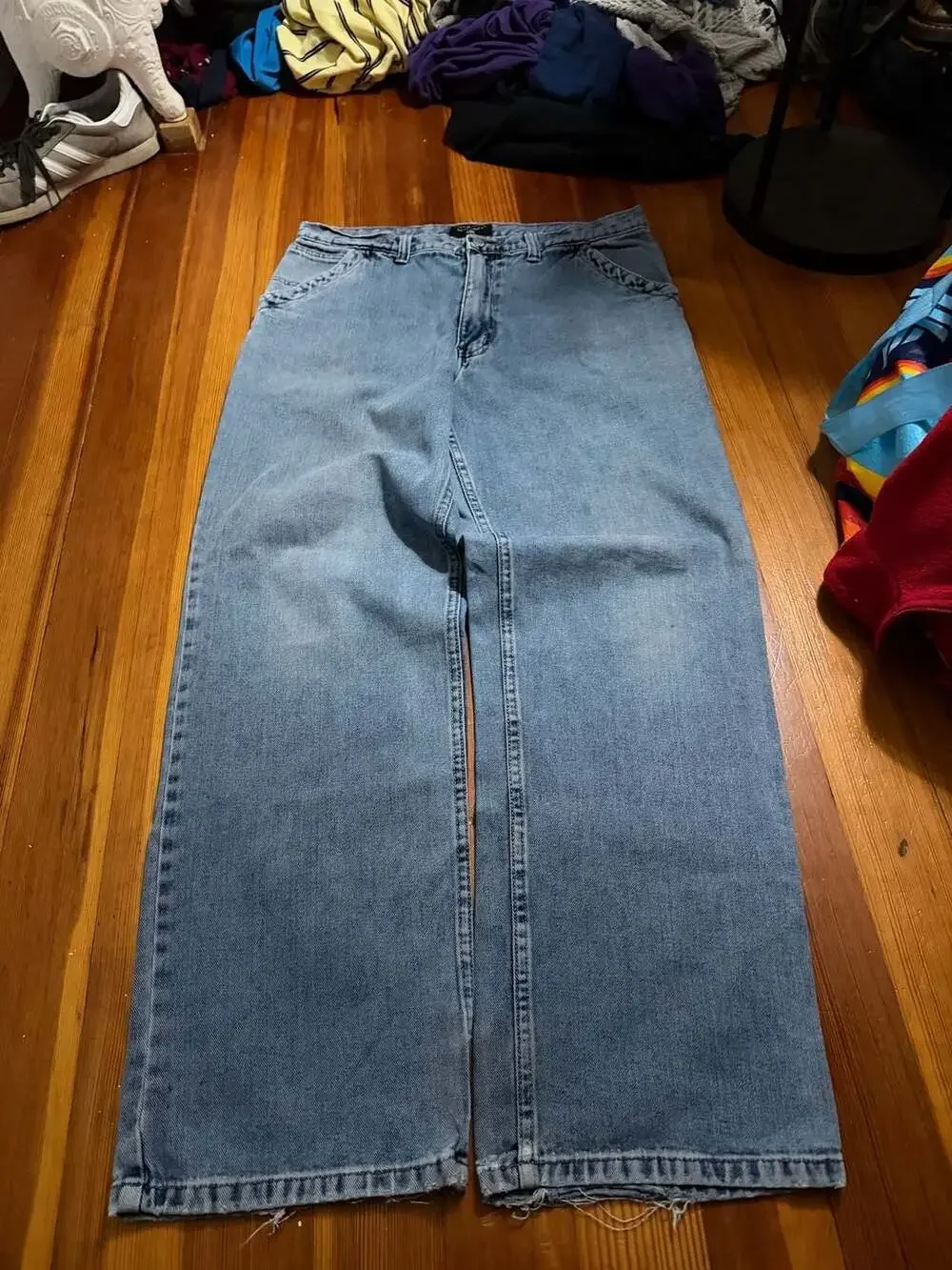 Vintage Polo Jeans Co. Ralph Lauren Carpenter Denim Jeans Light Wash